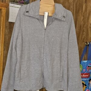 Womens light sweatshirt jacket